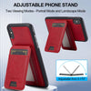For iPhone XS / X LC.IMEEKE L3 Series Detachable RFID Card Bag Magsafe Phone Case(Red)
