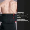 Webbing Breathable Waist Belt Squat Weightlifting Fitness Steel Plate Back Support Belt, Specification: M(Black)