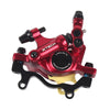 ZOOM HB100 Mountain Bike Hydraulic Brake Caliper Folding Bike Cable Pull Hydraulic Disc Brake Caliper, Style:Rear(Red)