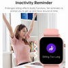 Bluetooth Talk HD Large Screen Heart Rate Oxygen Monitoring Multi-Sport Mode Smart Watch(Pink)