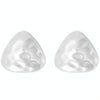E2209-2 Pit Pattern Triangle Stud Earrings Jewelry
