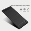 For Sony Xperia XA1 Brushed Texture Carbon Fiber Shockproof TPU Rugged Armor Protective Case(Black)