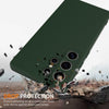 For Samsung Galaxy S25 Ultra 5G Shockproof Silicone Magsafe Phone Case(Dark Green)