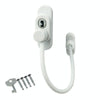 Children High-rise Anti-fall Safety Lock Window Push Limiter, Color: White (Thick)