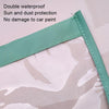 Electric Vehicle Charging Port Magnetic Transparent Rain Cover(Green)