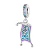 S925 Sterling Silver Blue Purple Magic Carpet DIY Pendant Bracelet Accessories Loose Beads Jewelry