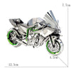 H2R Motorcycle 3D Three-dimensional Metal Car Assembly Model DIY Puzzles Toy