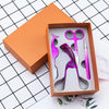 4 In1 False Eyelash Assistant Eyebrow Clipper Beauty Tool(Gradient Rose)