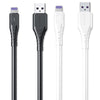 WK WDC-152 6A 8 Pin Fast Charging Data Cable, Length: 3m (White)