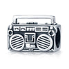 S925 Sterling Silver Retro Radio Beads DIY Bracelet Necklace Accessories