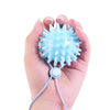 TPR Grip Ball Rehabilitation Hemiplegia Stroke Massage Finger Ball, Specification: 6cm With Rope (Light Blue)