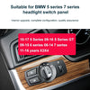 Car Headlight Switch Panel for BMW 5 Series 2010-2017, Left Driving Medium Configuration Version