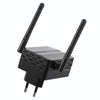300Mbps Wireless-N Range Extender WiFi Repeater Signal Booster Network Router with 2 External Antenna, EU Plug(Black)