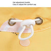 1015 Summer Children Sun Hat Outdoor Sun Protection Bucket Hat With Shawl(Pink)
