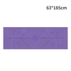 Portable Printed Non-slip Environmental Protection Yoga Mat Drape, Size: 185 x 63cm(Violet Lotus)