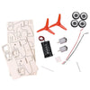 DIY Dual-engine Gliding Airplane Model Children Technology Small Crafts Wooden Puzzle Electrical Toy