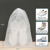 50pcs /Pack 32x48cm Large Portable Thickened Non-Woven Anti-Yellowing And Sunscreen Shoe Bag Shoe Storage Bag
