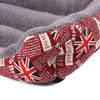 Warm Dog Bed, Large Black, 66x50x14cm - Cosy Pet Mat