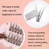 BQI B7229 Lightweight Natural Curling Three-dimensional Slim False Eyelashes, Style: Type A+Fishtail+Undercib (200PCS)