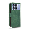 For Redmi K70 Ultra Skin Feel Magnetic Flip Leather Phone Case(Green)