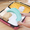 Travel Portable Foldable Toilet Pad Plastic Waterproof Bathroom Seat Cover Mats(Pink)