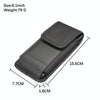 For 6.1 inch Universal Nylon Cloth Mobile Phone Waist Bag with Card Slot(Black)