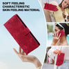 For Redmi Note 11 Global Lace Floral Embossed Magnetic Buckle PU Phone Case With Wrist Strap(Red)