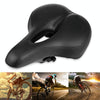 Bicycle Cushion With Lamp Bicycle Saddle Mountain Bike Saddle(Black)