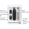 Anti-Noise Sleep Earplugs Silicone Soundproof Earplugs Industrial Noise Cancelling Silent Earplugs(White)