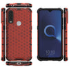 For Alcatel 1S (2020) Shockproof Honeycomb PC + TPU Case(Red)