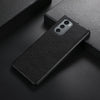 For LG Wing 5G FaletteTexture PU+TPU+PC Shockproof Phone Case(Black)