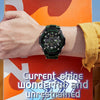 SANDA 3170 Men Luminous Waterproof Sports Watch(Black Green)