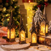Christmas Decoration Lamps Church Shape Night Light Electronic Candle Candlelight, Style: Elderly