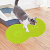 PVC Cat Litter Mat, Anti-Skid, Yellow-Green, 26x45cm