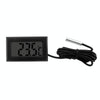 Digital Aquarium Thermometer with Probe (Black) - 2m Cable