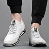 Men Spring Shoes Inner Height Increase Casual Sneakers, Size: 42(White 6cm)