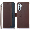 For Samsung Galaxy A36 5G KHAZNEH Litchi Texture Leather RFID Phone Case(Brown)