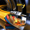 WK WDC-20 Mecha Series Silicone 1.4m 65W 4-in-1 Fast Charging Data Cable(Yellow)