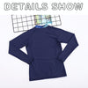 Women Long-sleeved Diving Suit Swimsuit Sunscreen Surf Clothing Slimming Suit, Size:M(Navy Blue)