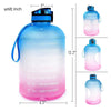 TT-T585 1 Gallon / 3.78L Sports Kettle Large Capacity Gradient Color Plastic Space Bottle, Colour: Pink