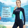 FINDSLINE  Lycra Diving Cloth Female Thin Quick-Dry Waterproof Sunblock Wetsuit, Size: S(Black)