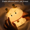 Dragon Silicone Sleeping Night Light Childrens Gift USB Rechargeable Ambient Lantern, Style: Pat Model(Colorful+Warm Yellow Light)