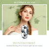S925 Sterling Silver Pet Imprint Diamond Beads DIY Bracelet Accessory