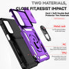 For Samsung Galaxy A16 5G Sliding Camshield Holder Phone Case(Purple)