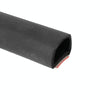 Big D-shaped Car Noise Reduction Sealing Strip with Sticker, Length: 5m