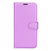 For Samsung Galaxy A06 5G Litchi Texture Horizontal Flip Leather Phone Case with Holder(Purple)