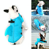 Dog Life Jacket, XL Blue, Shark Fin Design - Enhanced Buoyancy & Visibility