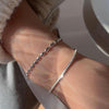 S925 Sterling Silver Gypsophila Beanie Ladies Bracelet, Specification:SL0153