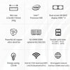 ZX03 Windows 11 Mini PC, Intel Alder Lake N95, Support Dual HDMI Output, Spec:16GB+256GB(UK Plug)