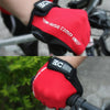 BaseCamp BC-204 Bicycle Half Finger Gloves Lycra Fabric Cycling Gloves, Size: XL(Red)